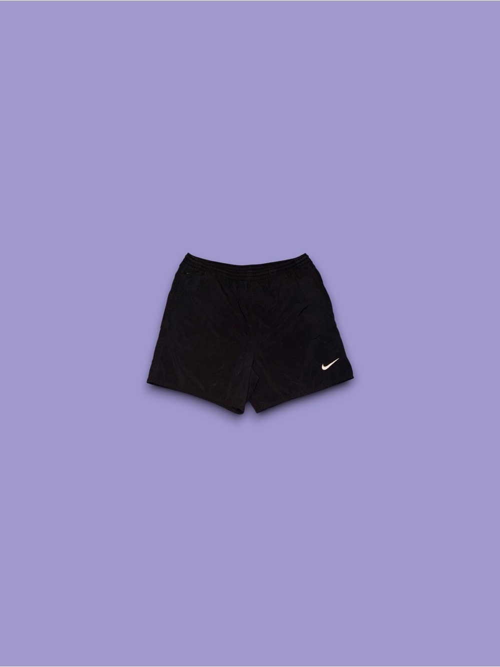 Vintage Nike sportswear white tag nylon athletic shorts black men’s medium